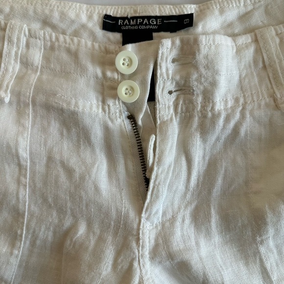 White Cargo Pants - Picture 3 of 5